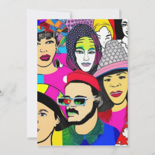 Diversity ist Spaß Feiertagskarte (Vorderseite)