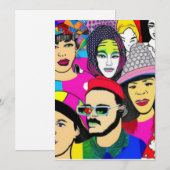 Diversity ist Spaß Feiertagskarte (Vorne/Hinten)