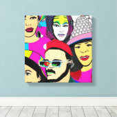 Diversity ist Spaß Leinwanddruck (Insitu (Holzboden))