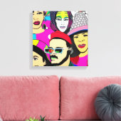 Diversity ist Spaß Leinwanddruck (Insitu (Wohnzimmer))