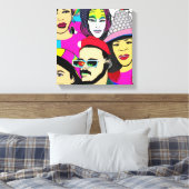 Diversity ist Spaß Leinwanddruck (Insitu (Schlafzimmer))