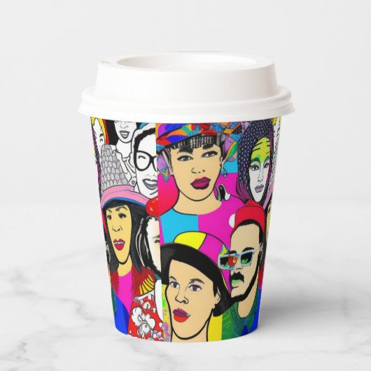 Diversity ist Spaß Pappbecher (Rückseite)