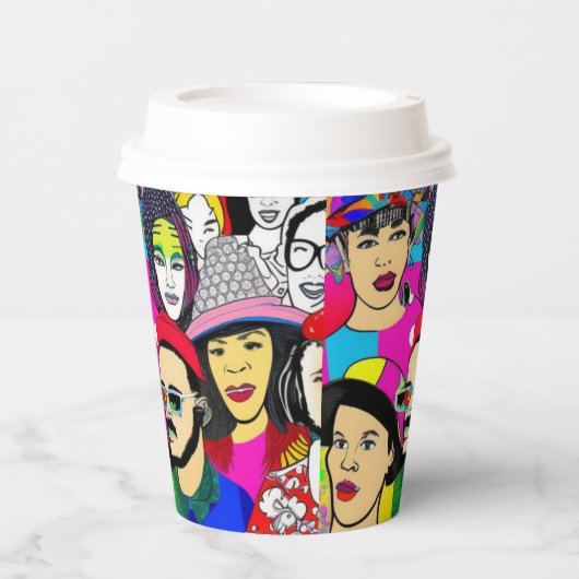 Diversity ist Spaß Pappbecher (Vorderseite)