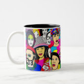 Diversity ist Spaß Zweifarbige Tasse (Links)