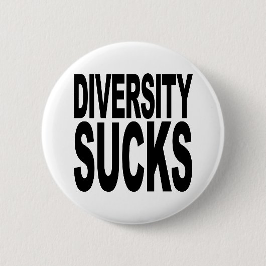 Diversity ist zum Kotzen Button (Vorderseite)