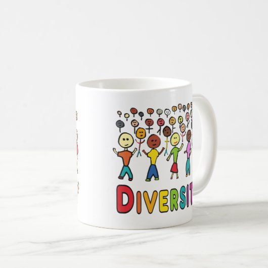 Diversity Kaffeetasse (VorderseiteRechts)