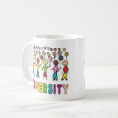 Diversity Kaffeetasse (Vorderseite Links)