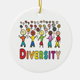 Diversity Keramik Ornament