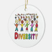 Diversity Keramik Ornament (Links)
