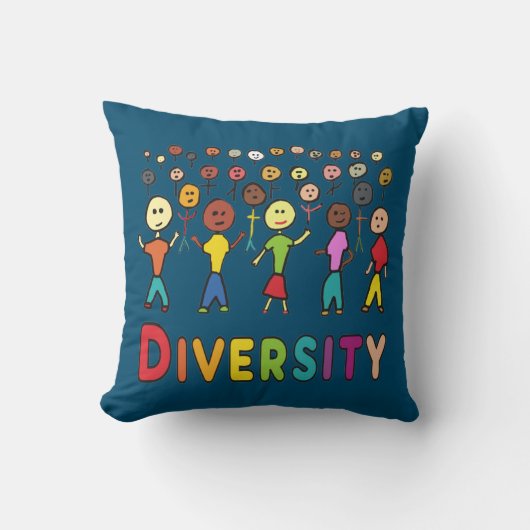 Diversity Kissen (Vorderseite)