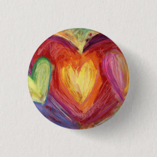 Diversity-Liebe für Herz und Hände - Lapel-Stiftta Button
