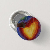 Diversity-Liebe für Herz und Hände - Lapel-Stiftta Button (Vorne & Hinten)