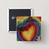 Diversity-Liebe für Herz und Hände - Notebook oder Button (Vorne & Hinten)