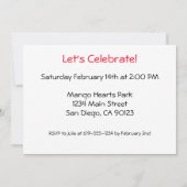 Diversity Liebe Herz Hände farbenfrohe Einladungen (Rückseite)