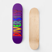 Diversity (Lila) Skateboard (Vorderseite)