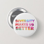 Diversity macht uns besser, Friedensgeschenke Dive Button (Vorne & Hinten)