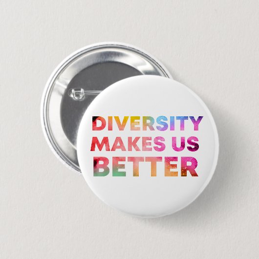 Diversity macht uns besser, Friedensgeschenke Dive Button (Vorne & Hinten)