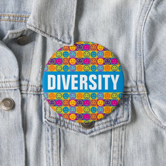 DIVERSITY Menschenrechts-Knopf Button (Beispiel)