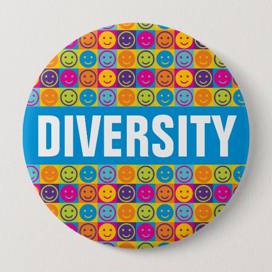 DIVERSITY Menschenrechts-Knopf Button (Vorderseite)