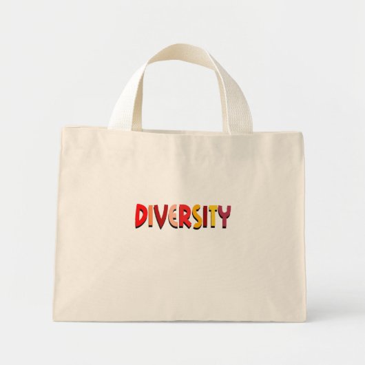 Diversity Mini Stoffbeutel (Vorne)