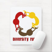 Diversity ordnet Mousepad an (Mit Mouse)