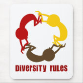 Diversity ordnet Mousepad an (Vorne)