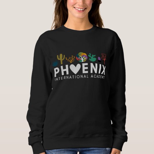 Diversity PIA - Weißer Text Sweatshirt (Vorderseite)