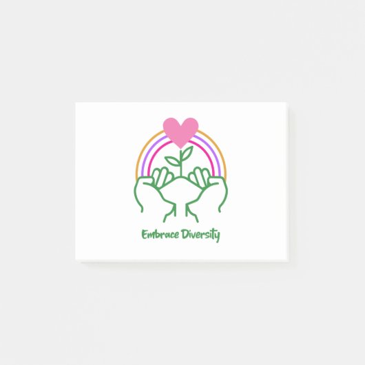 Diversity Post-it Klebezettel (Vorderseite)