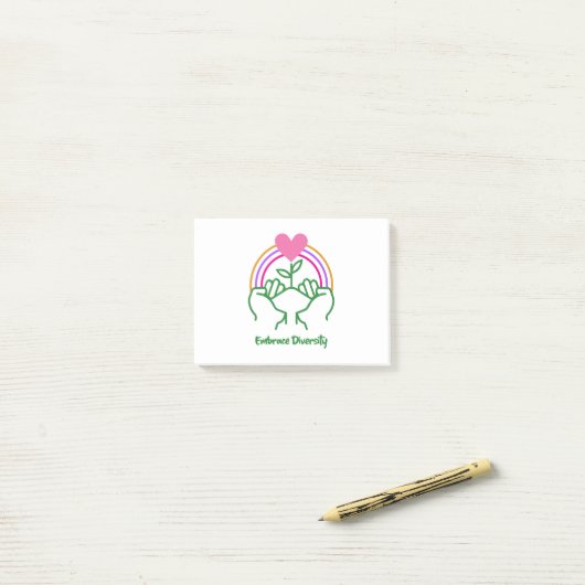 Diversity Post-it Klebezettel (Auf Schreibtisch)