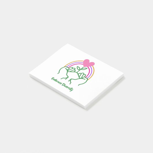 Diversity Post-it Klebezettel (angewinkelt)