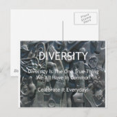 Diversity Postkarte (Vorne/Hinten)
