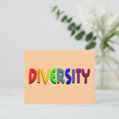 Diversity Postkarte (Stehend Vorderseite)