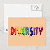 Diversity Postkarte (Vorne/Hinten)