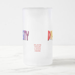 Diversity Rainbow Custom Mattiert Tasse