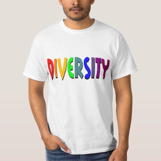 Diversity (Regenbogen) T-Shirt (Vorderseite)