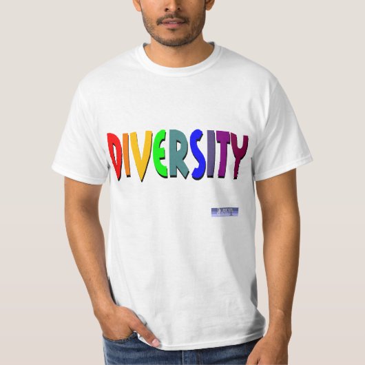 Diversity (Regenbogen) T-Shirt (Vorderseite)
