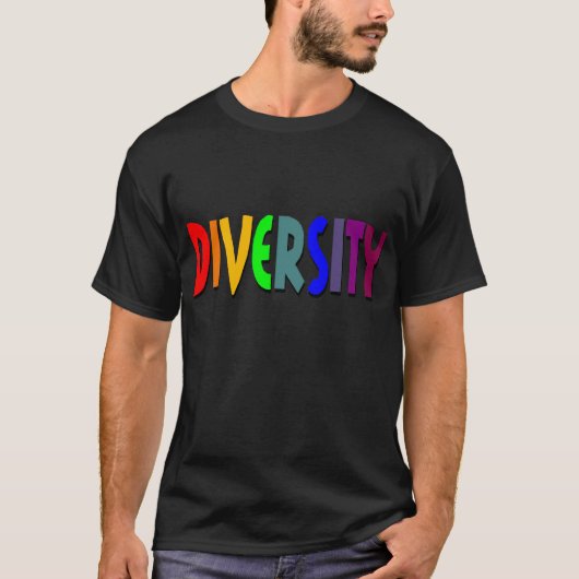 Diversity (Regenbogen) T-Shirt (Vorderseite)