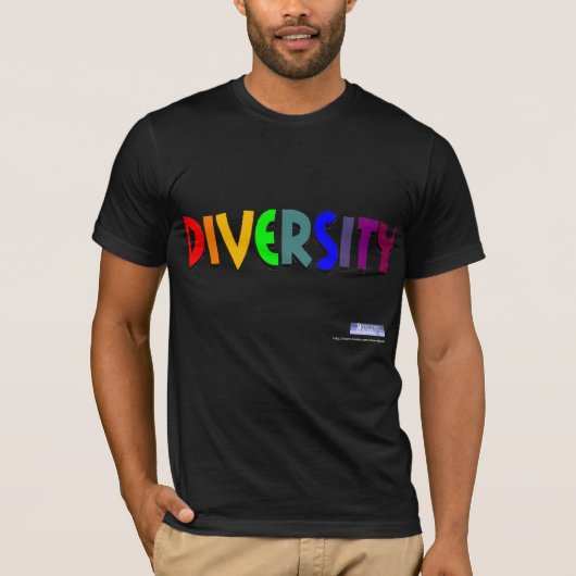 Diversity-Regenbogen-T-Shirt T-Shirt (Vorderseite)