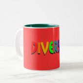 Diversity (Regenbogen) Tasse (Vorderseite Links)