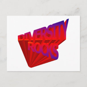 Diversity Rocks Postkarte