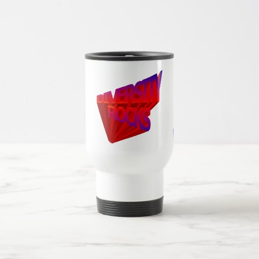 Diversity Rocks Travel Mug Reisebecher (Mittel)
