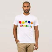 Diversity Shapes T - Shirt (Vorne ganz)