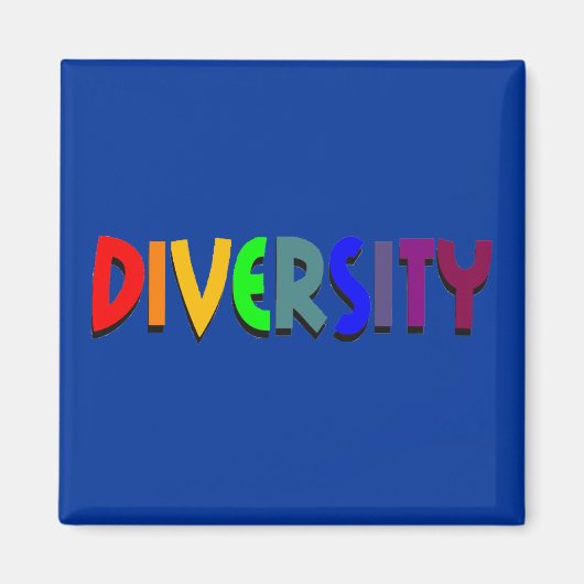 Diversity Square Magnet (Vorne)