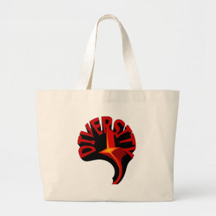 Diversity Swirling Star Bag Jumbo Stoffbeutel