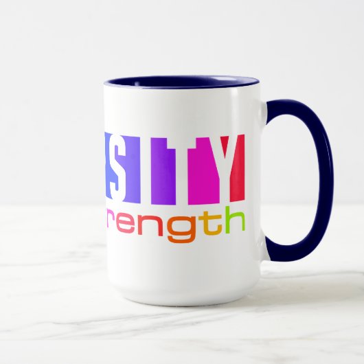 Diversity Tasse - wählen Sie Stil & Farbe (Rechts)