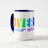 Diversity Tasse - wählen Sie Stil & Farbe (Vorderseite Links)