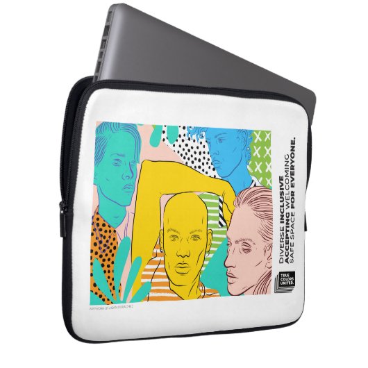 Diversity-u. Einbeziehungs-Elektronik-Tasche Laptopschutzhülle (Vorne Rechts)