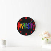 Diversity-Uhr Runde Wanduhr (Zuhause)