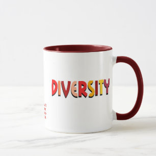 Diversity-Umarmungs-Diversity-Gewohnheits-Tasse Tasse