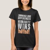 Diversity "Unsere Differenzen überwinden, die Mens T-Shirt (Vorderseite)